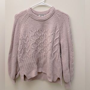Light pink grayish Madewell sweater